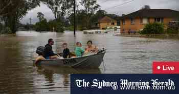 As it happened: PM and NSW premier set to visit flood regions, 85,000 people under evacuation orders and warnings - Sydney Morning Herald