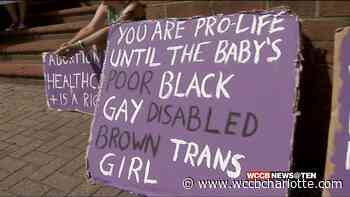 Abortion Rights Protesters Rally In Concord Ahead Of Upcoming Political Battle - WCCB Charlotte