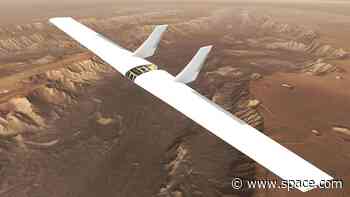 Mars sailplane prototype soars during early-stage tethered flight test in Arizona