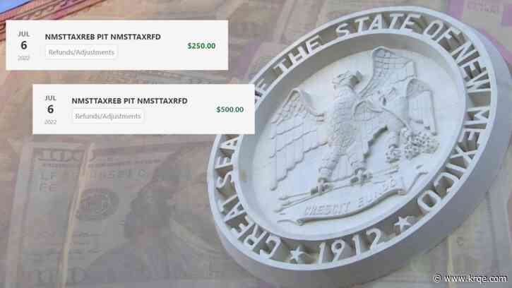 Check your bank account: New Mexico now sending out July tax rebates