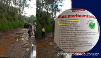 Secretaria de Obras diz que vai asfaltar ruas em Cotia que já constam como pavimentadas - Cotia e Cia