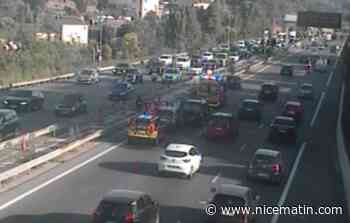 Un accident provoque un fort ralentissement sur l'A8 ce mercredi soir