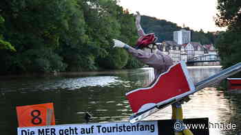 Spektakel an der Fulda: Strandfest-Sonntag mit Bootskorso und Wasserspielen - hna.de