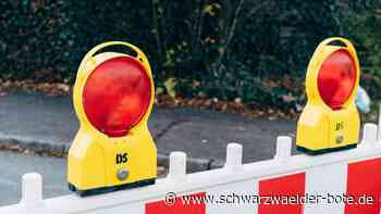 L410 bei Dornhan gesperrt - Bäume drohen auf Straße zu fallen - Schwarzwälder Bote