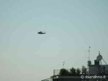 Saronno, elicottero dei carabinieri sopra il centro - ilSaronno