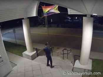 Man vandalizes Pride flag outside Delta church