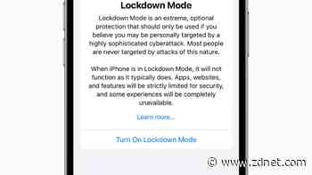 Apple previews "Lockdown Mode," a new extreme security feature