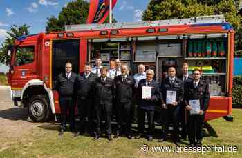 FW Wachtberg: Ehrungen und Beförderungen am Gemeindefeuerwehrtag (03.07.2022)