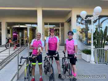 Solihull trio ready to take on 180-mile bike ride in aid of Molly Olly Wishes - Solihull Observer