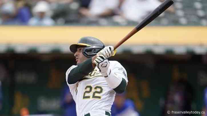 Chapman, Bichette HR; Jays edge A’s 2-1 to snap 6-game skid