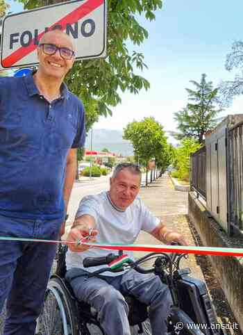 A Foligno nuovo percorso pedonale su viale Roma - Agenzia ANSA