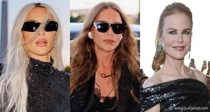 Kim Kardashian, Mary-Kate Olsen, & More Stars Attend Balenciaga's After Party in Paris