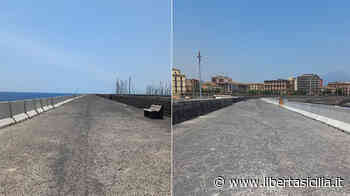 Catania. Riapre il Molo di Levante, già restituita in parte l'opera. Di Sarcina: «Le promesse si mantengono» - Libertà Sicilia