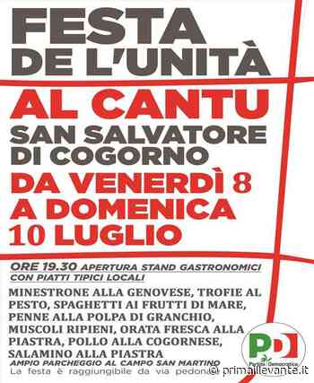 Festa de L’Unità a “U Cantu” di San Salvatore - Prima il Levante