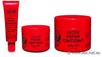 Lucas' Papaw Ointment batches recalled over threat to immunocompromised
