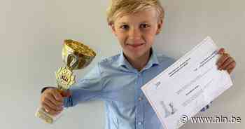 Jonge schaker Arne Stroobant (9) is opnieuw provinciaal kampioen - Het Laatste Nieuws