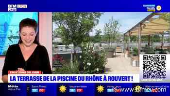 Lyon: la terrasse de la piscine du Rhône a rouvert - BFMTV