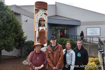 Salish house post unveiled in Central Saanich sends message of reconciliation – Victoria News - Victoria News