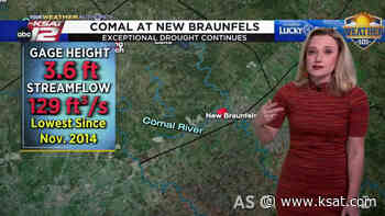 Weather 101: How the 2022 Drought is impacting local rivers - KSAT San Antonio