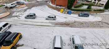 Watch rivers of hail, torrential rain and strong winds batter Spain - Euro Weekly News