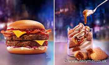 McDonald's Australia's Mighty Angus burger is coming back with crème brulee McFlurry - Daily Mail