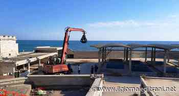 Lungomare di Trani, al via la demolizione dell'ex sciala De Simone - ilgiornaleditrani - Radio Bombo
