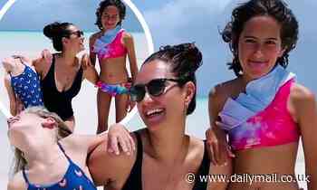 Bruce Willis' wife Emma Heming holidays with daughters Mabel, 10, and Evelyn, eight - Daily Mail