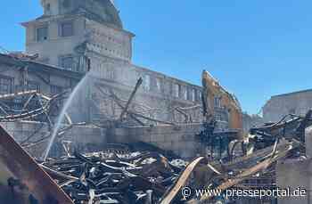 FW Dresden: erneute Rauchentwicklung an der Brandstelle - Presseportal.de