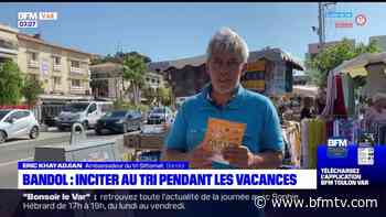 Var: les vacanciers à Bandol sont incités à penser au tri des déchets - BFMTV