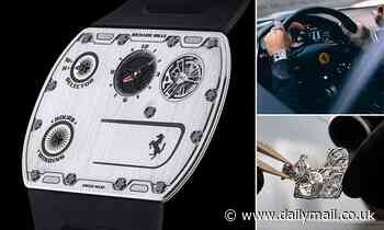World's THINNEST watch is unveiled: $1.8 MILLION RM UP-01 Ferrari is thinner than 10p coin