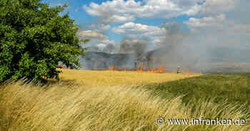 Landkreis Bamberg: Fünfter verheerender Flächenbrand in kurzer Zeit - 6 Hektar Getreide in Flammen - inFranken.de