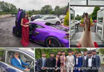 Blackburn Central High School prom sees Lamborghini, Rolls-Royce and McLaren