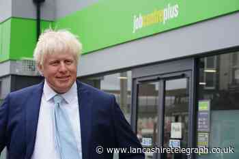 'Boris Johnson' stood outside job centre after quitting as Tory leader