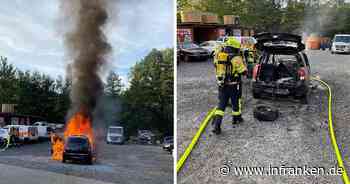 Sonnefeld: Auto geht in Flammen auf - 28-Jähriger kann Schlimmeres verhindern