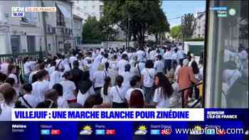 Villejuif: une marche blanche pour Zinédine, percuté mortellement par un automobiliste - BFMTV