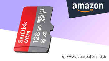Amazon: SanDisk-microSD mit 128 GB für etwa 13 Euro