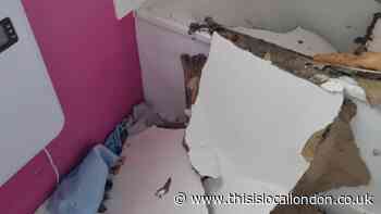 Wood Green mum 'worrying for children' after ceiling 'caves in'
