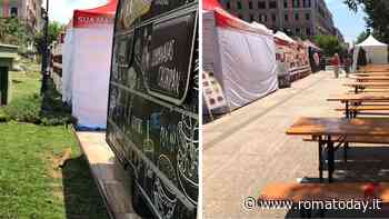 Piazza Vittorio, food truck e tavolini nel giardino appena riqualificato: “Situazione fuori controllo”
