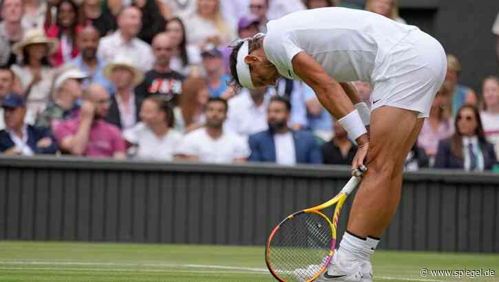 Vor Halbfinale in Wimbledon gegen Nick Kyrgios: Nadal erträgt die Schmerzen – lässt seinen Start aber offen - DER SPIEGEL