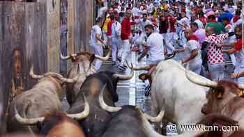 Six injured as controversial bull run returns to Spain's Pamplona