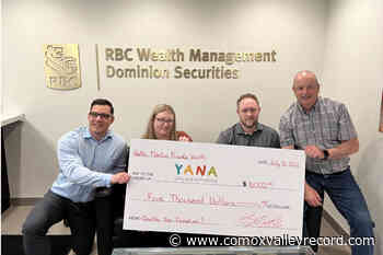 YANA Ride donation doubler hopes to raise $10,000 in 10 days - Comox Valley Record