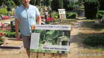 Immaterielles Erbe Friedhofskultur: Wanderausstellung mit Schautafeln erreicht Boizenburg - svz – Schweriner Volkszeitung