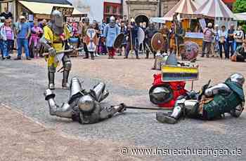Ritterspiele in Schmalkalden - Auf der Burg gab's was auf die Rüstung - inSüdthüringen