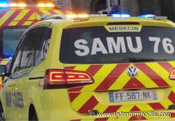 Collision entre une voiture et un deux-roues à Barentin : un homme blessé grièvement - InfoNormandie.com