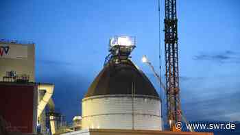 Silobrand im Heizkraftwerk-Nord in Mannheim - SWR Aktuell