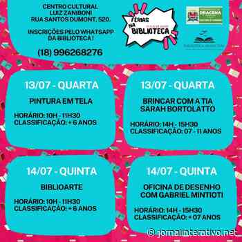 Últimas vagas para garotada participar da semana férias na biblioteca de Dracena - Jornal Interativo