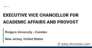 Executive Vice Chancellor for Academic Affairs and Provost job with Rutgers University - Camden | 37275525 - The Chronicle of Higher Education