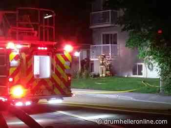 Fire On The 200 Block Of 1 Street West In Drumheller - DrumhellerOnline.com