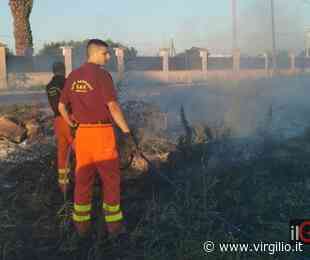 Vasto incendio sulla Mesagne - San Pietro Vernotico - Virgilio