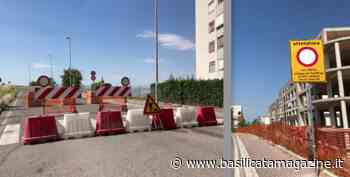Matera, viale Italia chiusa per frana. Disagi per residenti e attività commerciali - Basilicata Magazine